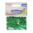 Opakowanie Cekiny błyszczące zielone 8mm 10g