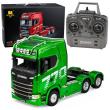 Opakowanie Ciągnik siodłowy Scania a R/C Huina zielony 1:18
