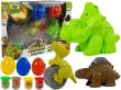 Opakowanie Ciastolina dinozaury z foremkami 12el 4 kolory