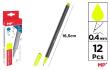Opakowanie Cienkopis 0.4mm cytrynowy (12szt)