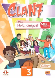 Okładka książki Clan 7 con Hola amigos 3 podręcznik + kod dostępu