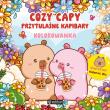 Okładka książki Cozy Capy. Przytulaśne kapibary. Kolorowanka