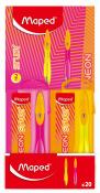 Opakowanie Cyrkiel Study Neon z wkładami graf mix MAPED