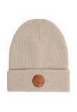 Opakowanie Czapka Beanie z bawełny organicznej beżowa