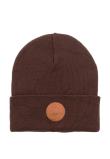 Opakowanie Czapka Beanie z bawełny organicznej brązowa