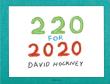 David Hockney. 220 for 2020. Autor: Hockney David. Dadada.pl Okładka książki David Hockney. 220 for 2020