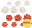 Opakowanie Dekoracja patriotyczna róże białe i czerwone 12el
