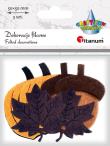 Opakowanie Dekoracje filcowe dynie 3D 50x51mm 6szt