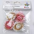 Opakowanie Dekoracje samoprzylepne materiałowe róże 4szt