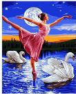 Opakowanie Diamentowa Mozaika Baletnica i łabędzie NO-1007763