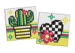 Opakowanie Diamentowa mozaika Kids - Kwiat i kaktus 9x9cm