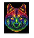 Opakowanie Diamond Dotz - Adults Flocked Neon Wolf