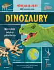 Dinozaury. Niezbędnik młodego paleontologa. Autor: Ellen-Thérèse Lamm. Dadada.pl Okładka książki Dinozaury. Niezbędnik młodego paleontologa