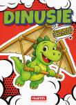 Okładka książki Dinusie. Kolorowanka komiksowa z naklejkami