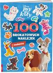 Okładka książki Disney Psy & Koty. 100 brokatowych naklejek