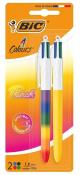Opakowanie Długopis 4 Colors Punch Rainbow 1mm mix 2szt BIC