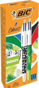 Opakowanie Długopis 4 Colours Velour mix (12szt) BIC