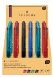 Opakowanie Długopis automatyczny 4kol. Academy 0,7mm (24szt)