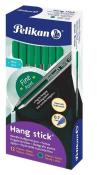 Opakowanie Długopis Hang Stick 0,7mm zielony (12szt) PELIKAN