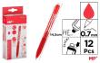 Opakowanie Długopis ścieralny 0,7mm czerwony (12szt)