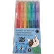 Opakowanie Długopisy żelowe brokatowe Genius Kitty 6kol
