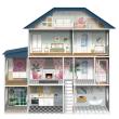 Opakowanie Drewniany 4-piętrowy domek dla lalek