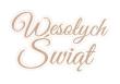Opakowanie Drewniany napis: Wesołych Świąt 2 wzory 5szt