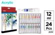 Opakowanie Farba akrylowa 12ml 24 kolory