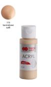 Opakowanie Farba akrylowa Matt karmelowy 60ml HAPPY COLOR