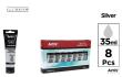 Opakowanie Farba akrylowa srebrna 35ml (8szt)