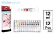 Opakowanie Farba akwarelowa 12ml 12 kolorów