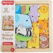 Opakowanie Fisher-Price Zwierzątka Drewniane puzzle Układanka