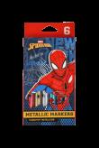 Opakowanie Flamastry metaliczne Disney Spider-Man 6 kolorów