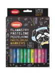 Opakowanie Flamastry pastelowe pędzelkowe 12 kolorów