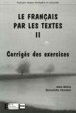 Okładka książki Francais par les textes 2 corriges