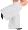 Opakowanie Futrzaste ocieplacze na nogi białe