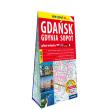 Gdańsk Gdynia Sopot papierowy plan miasta 1:26 000. Autor:   Praca zbiorowa. Dadada.pl Okładka książki Gdańsk Gdynia Sopot papierowy plan miasta 1:26 000
