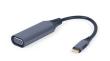 GEMBIRD ADAPTER USB TYP-C DO VGA NA KABLU, KOLOR SZARY. Autor: Irena Brignull. Dadada.pl Okładka książki GEMBIRD ADAPTER USB TYP-C DO VGA NA KABLU, KOLOR SZARY