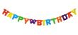 Opakowanie Girlanda kolorowa Happy Birthday