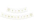 Opakowanie Girlanda papierowa First Communion Komunia