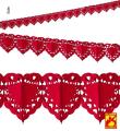 Opakowanie Girlanda z czerwonymi sercami 4m