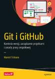Okładka książki Git i GitHub. Kontrola wersji, zarządzanie...