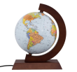 Opakowanie Globus polityczny drewniana opr. podświet. 25cm SK