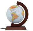 Opakowanie Globus polityczny podświet. drewniana opr. 25cm GB