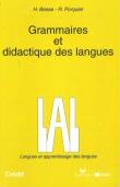 Okładka książki Grammaires et didactique des langues