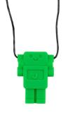 Opakowanie Gryzak antystresowy naszyjnik - robot zielony