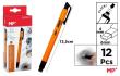 Opakowanie Gumka w długopisie Click pomarańcz korpus (12szt)