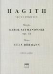 Okładka książki Hagith. Opera w jednym akcie, libretto polskie