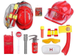 Opakowanie Hełm strażaka z akcesoriami