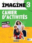 Imagine 3 A2 ćwiczenia + online. Autor: Marie-Noelle Cocton, Dereeper Camille, Florence G. Dadada.pl Okładka książki Imagine 3 A2 ćwiczenia + online